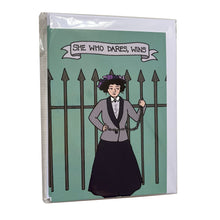 Load image into Gallery viewer, She Who Dares Wins card