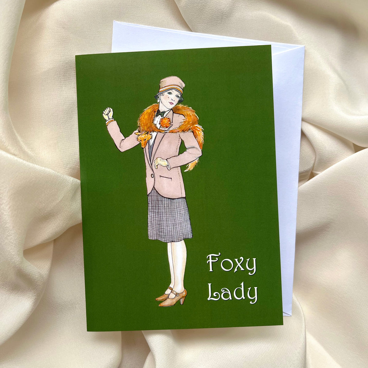 Foxy Lady card – Clavis & Claustra