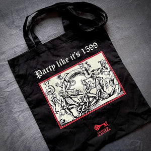 Party Like It's 1599 tote bag