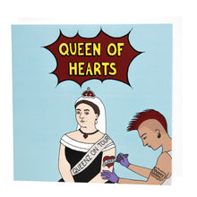 Load image into Gallery viewer, Queen of Hearts card
