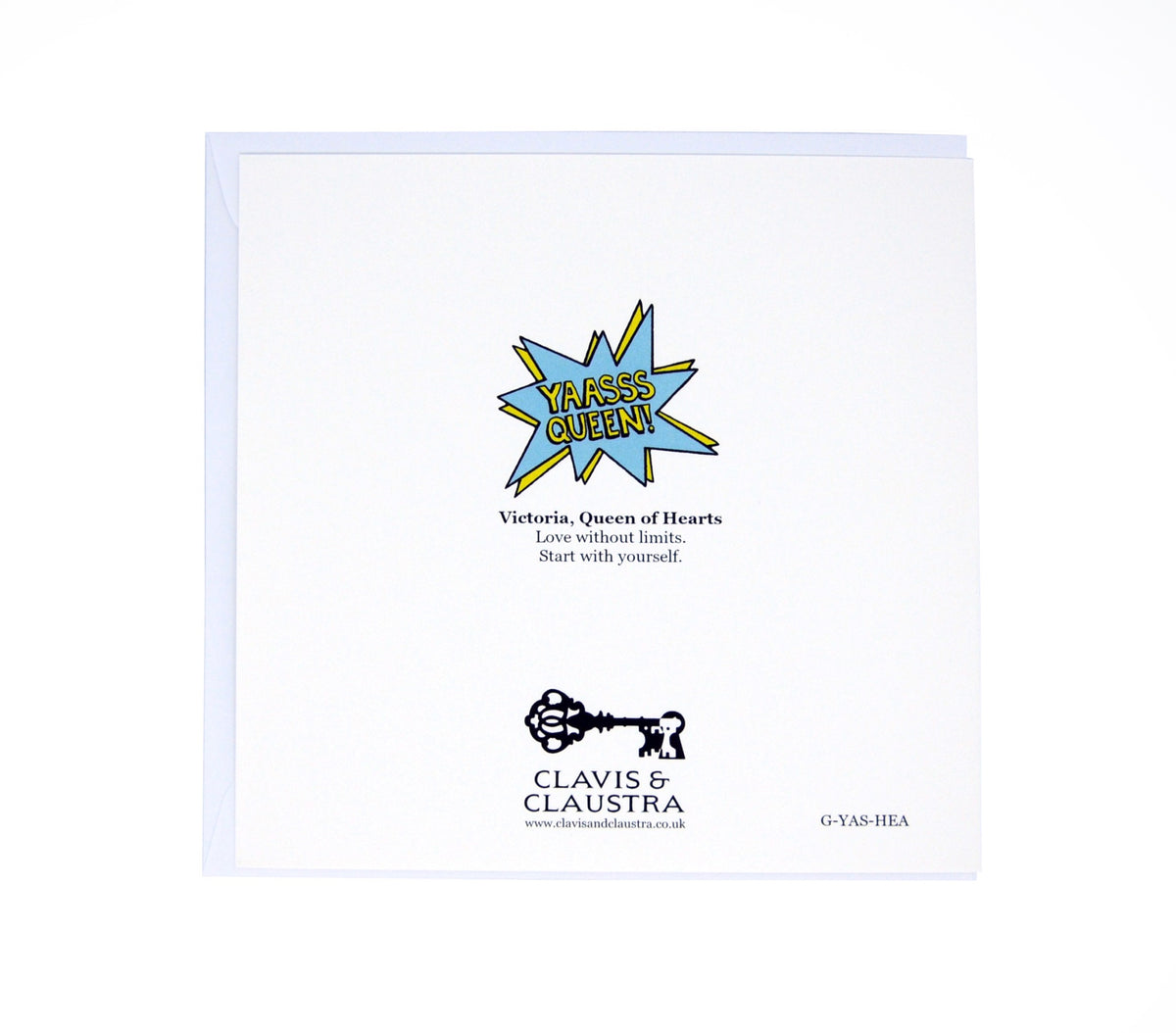 Queen of Hearts card – Clavis & Claustra