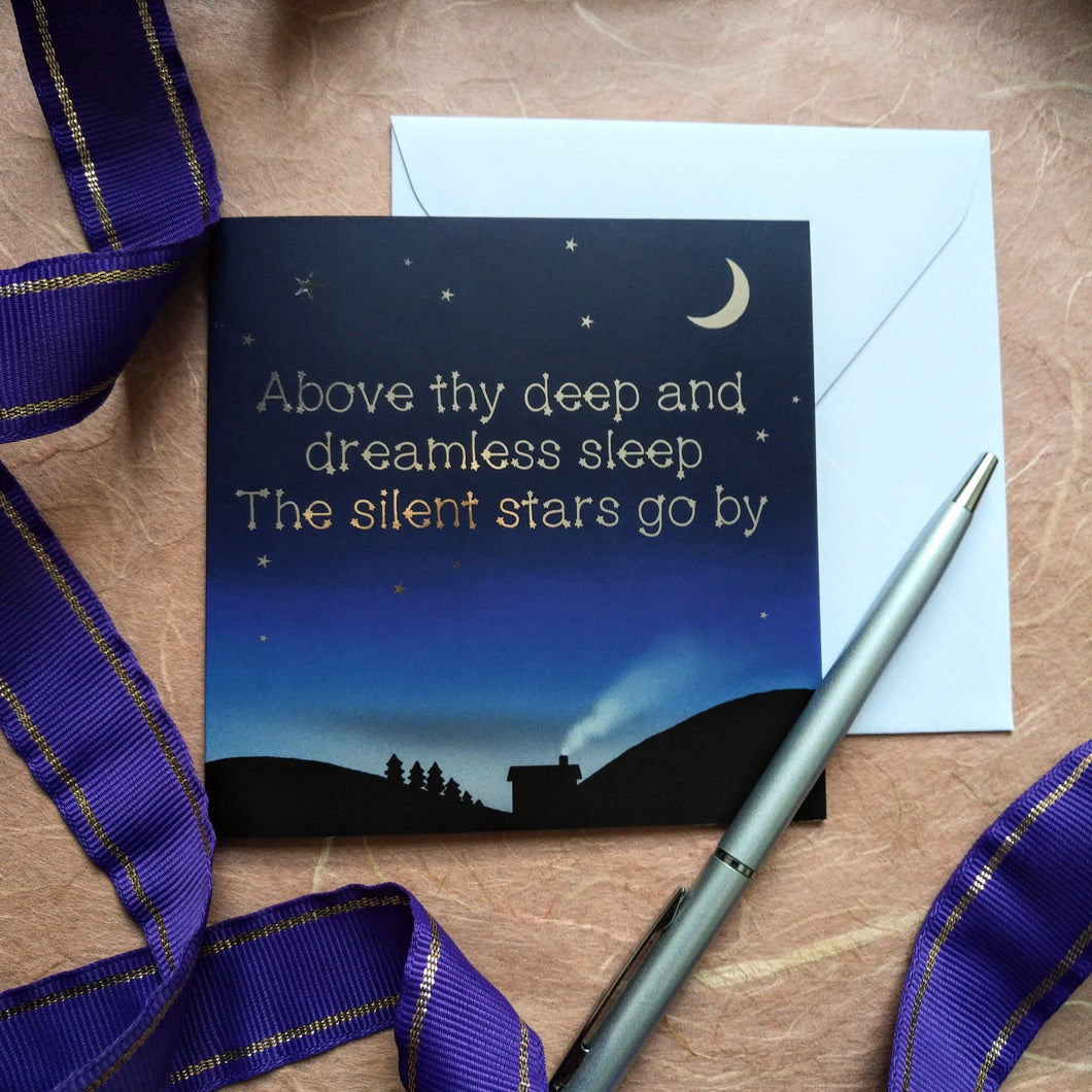 Silent Stars Christmas card