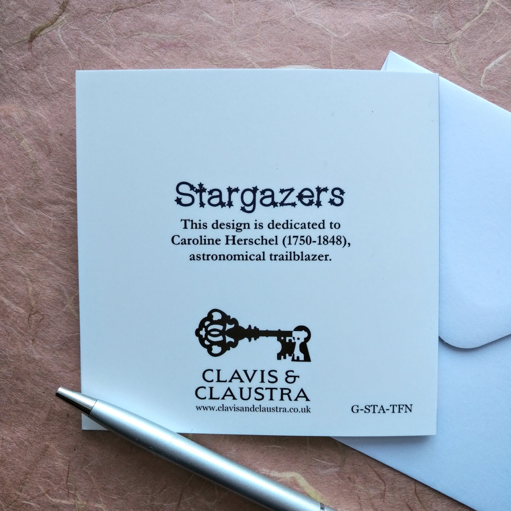 Shining Star Christmas card – Clavis & Claustra